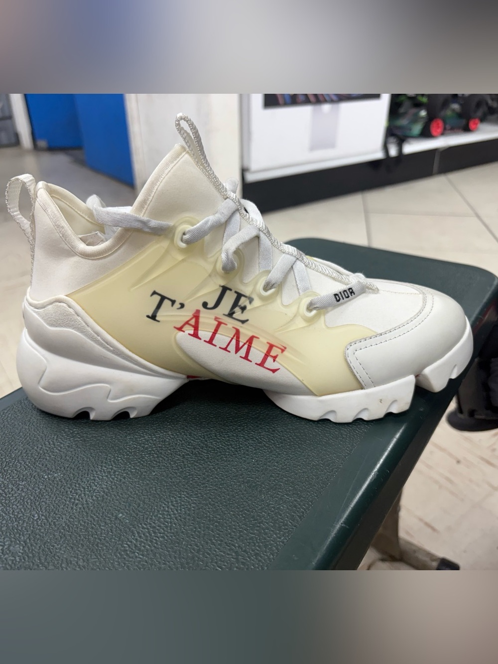 Dior White “Je T’aime” Runner Sneaker